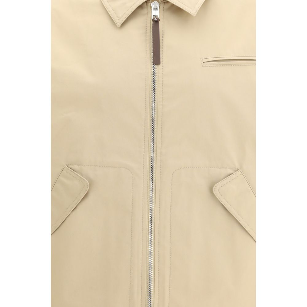 Moschino Brown Cotton Coat Moschino