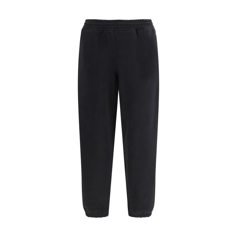 Burberry Black Cotton Joggers Workout Pants Burberry