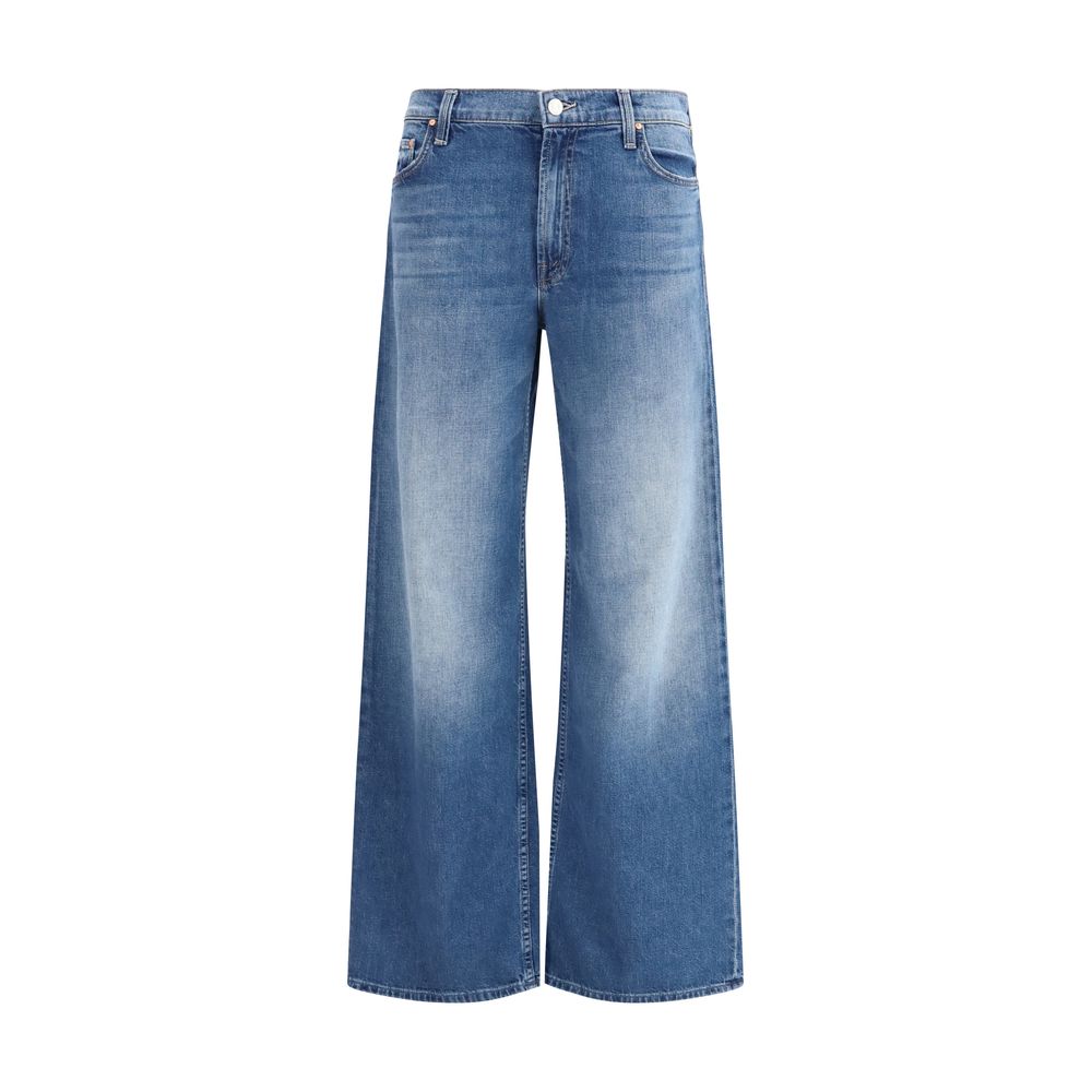 Mother Denim Blue Cotton Flared Jeans Mother Denim