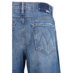 Mother Denim Blue Cotton Flared Jeans Mother Denim