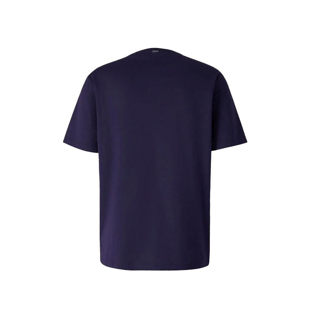 Herno Blue Cotton T-Shirt Herno