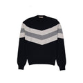 Herno Blue Wool Sweatshirt Herno
