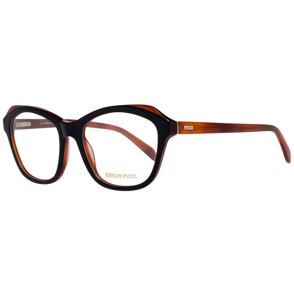 Emilio Pucci Black Plastic Glasses Frames