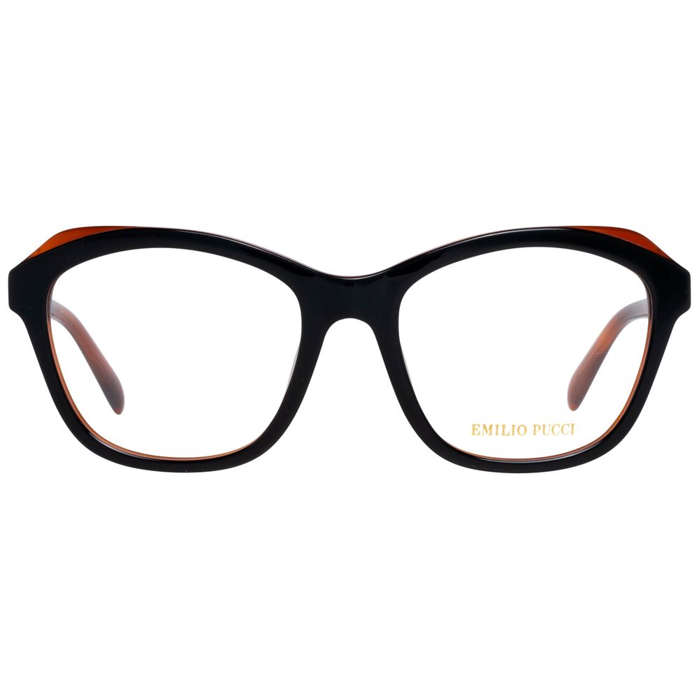 Emilio Pucci Black Plastic Glasses Frames