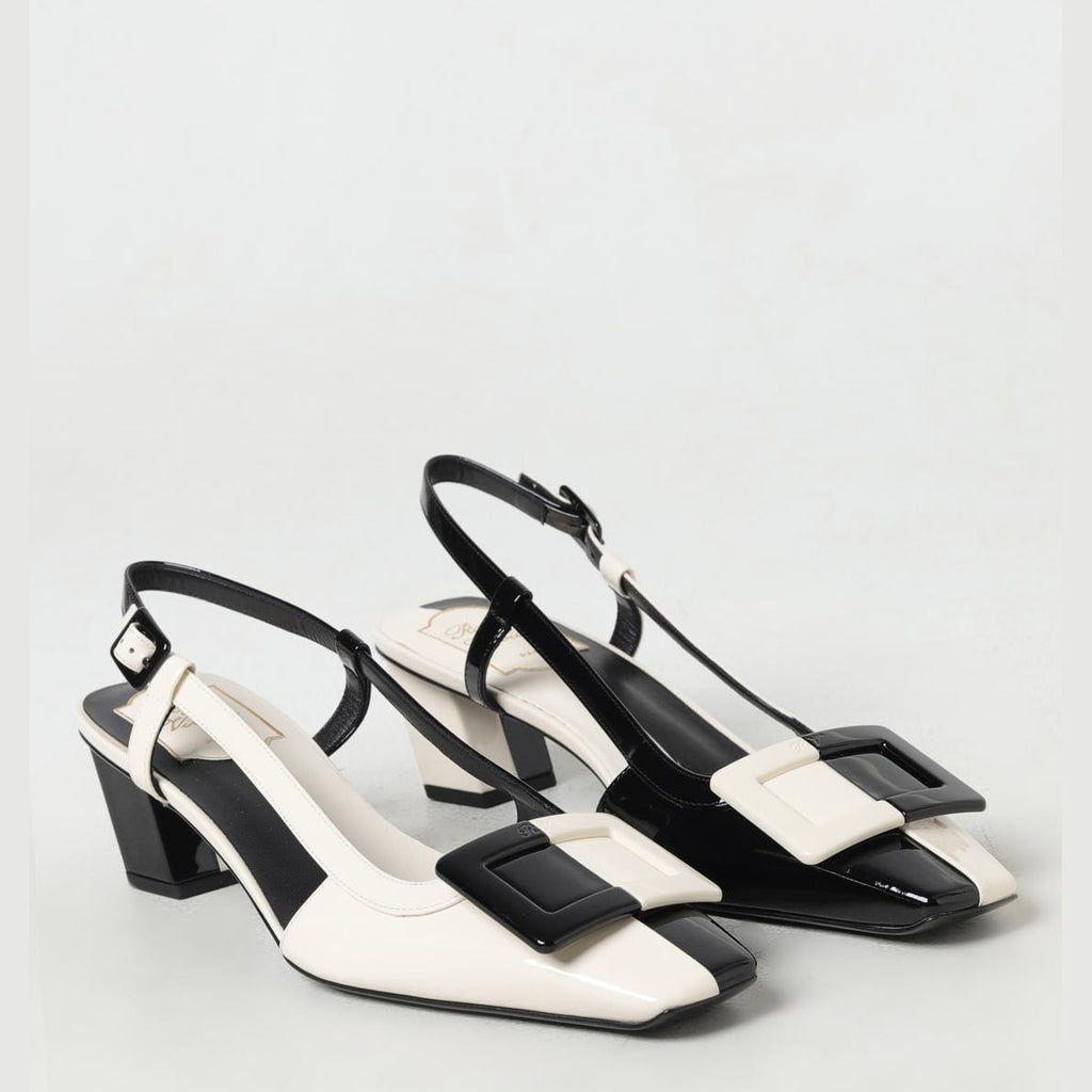 Roger Vivier Black Leather High Heel Pumps Roger Vivier
