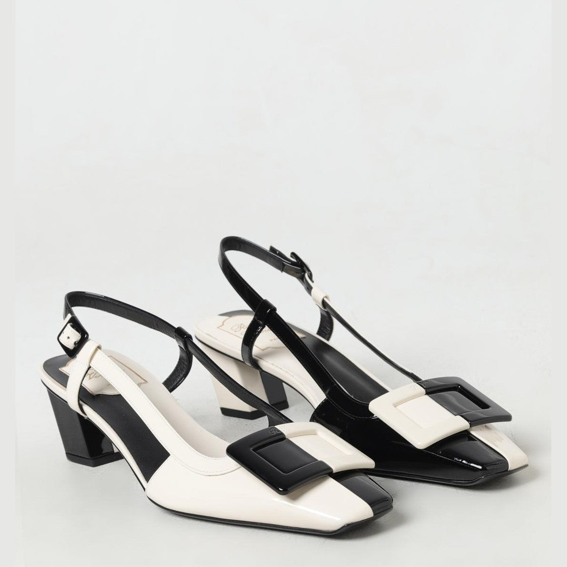 Roger Vivier Black Leather High Heel Pumps Roger Vivier