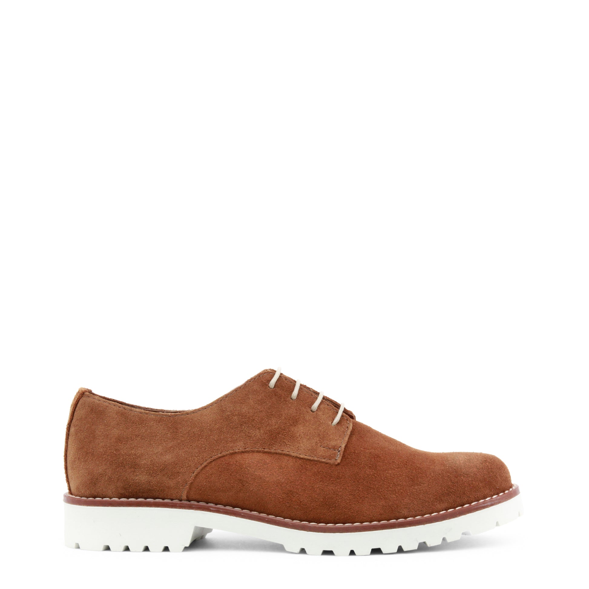 Made in Italy Brown Suede Leather Oxfords And Derbies Made in Italy