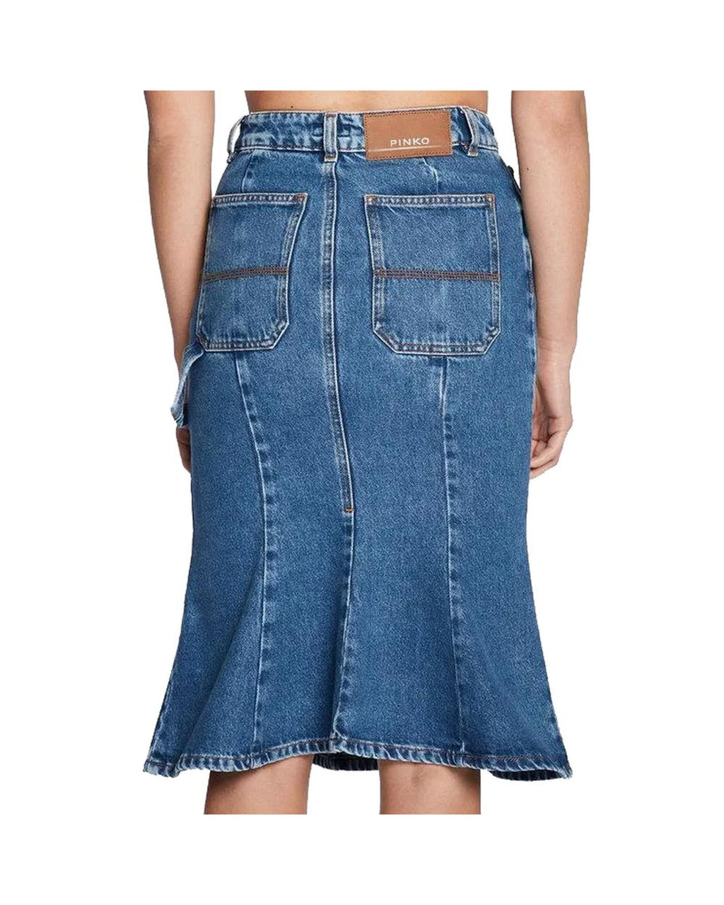 PINKO Blue Denim Skirt PINKO