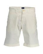 Gant White Cotton Bermuda Shorts Gant