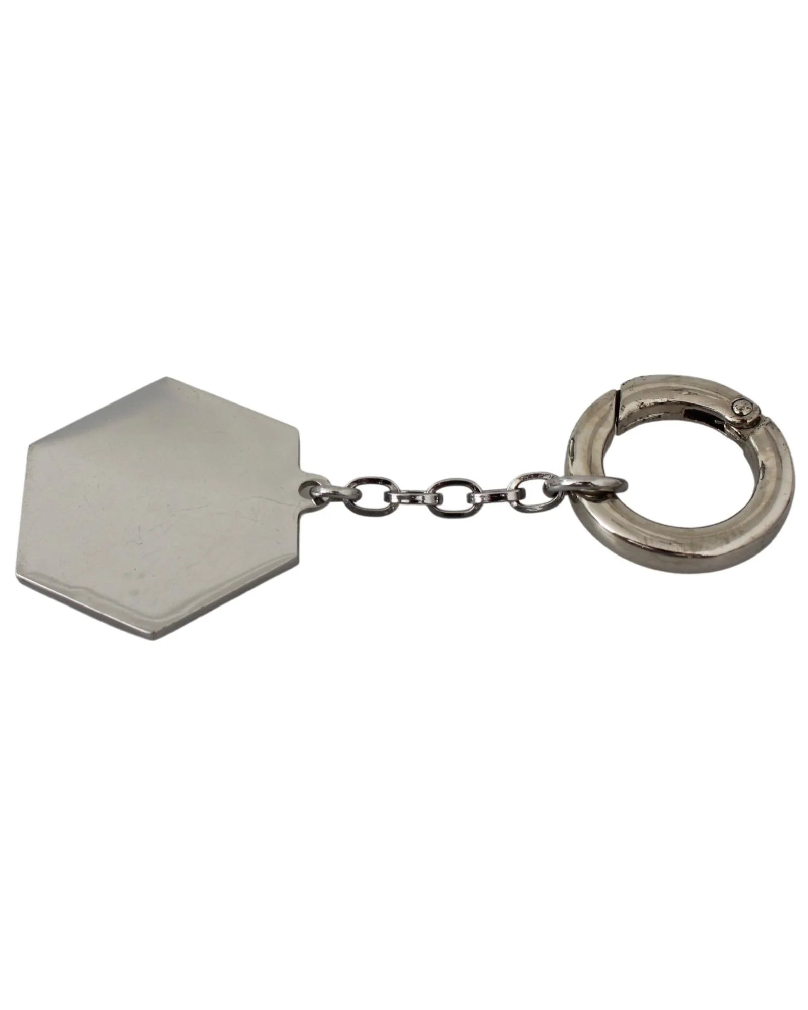 Ferre Blue Metal Keychain Ferre