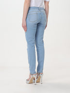 Liu Jo Blue Cotton Straight-Leg Jeans Liu Jo