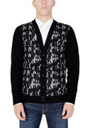 Antony Morato Black Wool Cardigan Antony Morato
