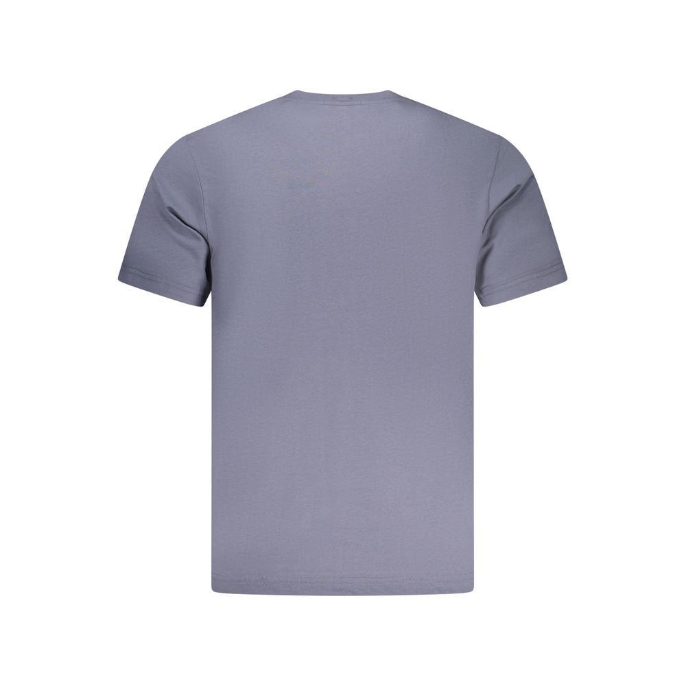 Blue cotton men's T-shirt by North Sails, featuring a classic fit and crew neck design.