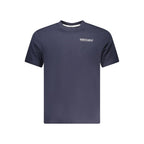 Blue cotton men's T-shirt by North Sails featuring a classic fit and crew neckline.
