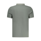 North Sails Verde cotton men's polo shirt displayed flat, showcasing the classic collar, buttons, and breathable fabric.