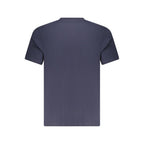 Blue cotton men's T-shirt by North Sails featuring a classic crew neck and breathable fabric.