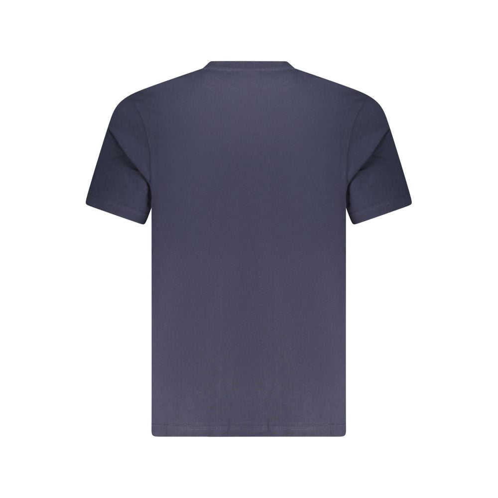 Blue cotton men's T-shirt by North Sails featuring a classic crew neck and breathable fabric.