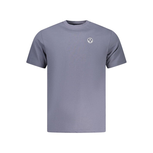 North Sails Blue Cotton Men's T-Shirt North Sails