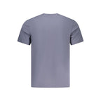 Blue cotton men's T-shirt by North Sails, featuring a classic fit and logo detail, displayed on a plain background.