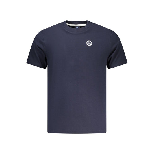 North Sails Blue Cotton Men's T-Shirt North Sails