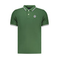 Men's North Sails Verde Cotton Polo shirt in green, featuring a classic collar and short sleeves, displayed on a neutral background.