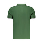 North Sails Verde Cotton Men’s Polo shirt, green casual style with collar and short sleeves, displayed on a plain background.