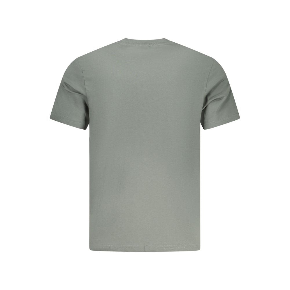 North Sails Verde cotton men's T-shirt with crew neck and short sleeves, featuring the North Sails logo on chest.