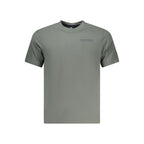 North Sails Verde cotton men's T-shirt featuring a crew neck and short sleeves with a sleek, minimalist design.