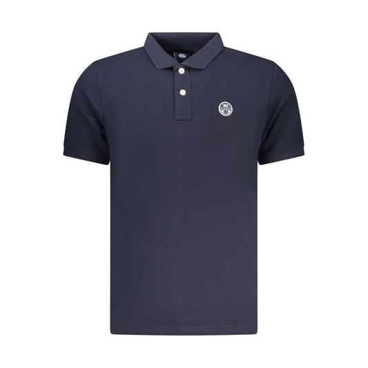 North Sails Blue Cotton Men Polo Shirt North Sails