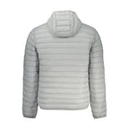 North Sails Grigio Poliammide men's jacket with front zipper, lightweight and stylish, shown on a model.