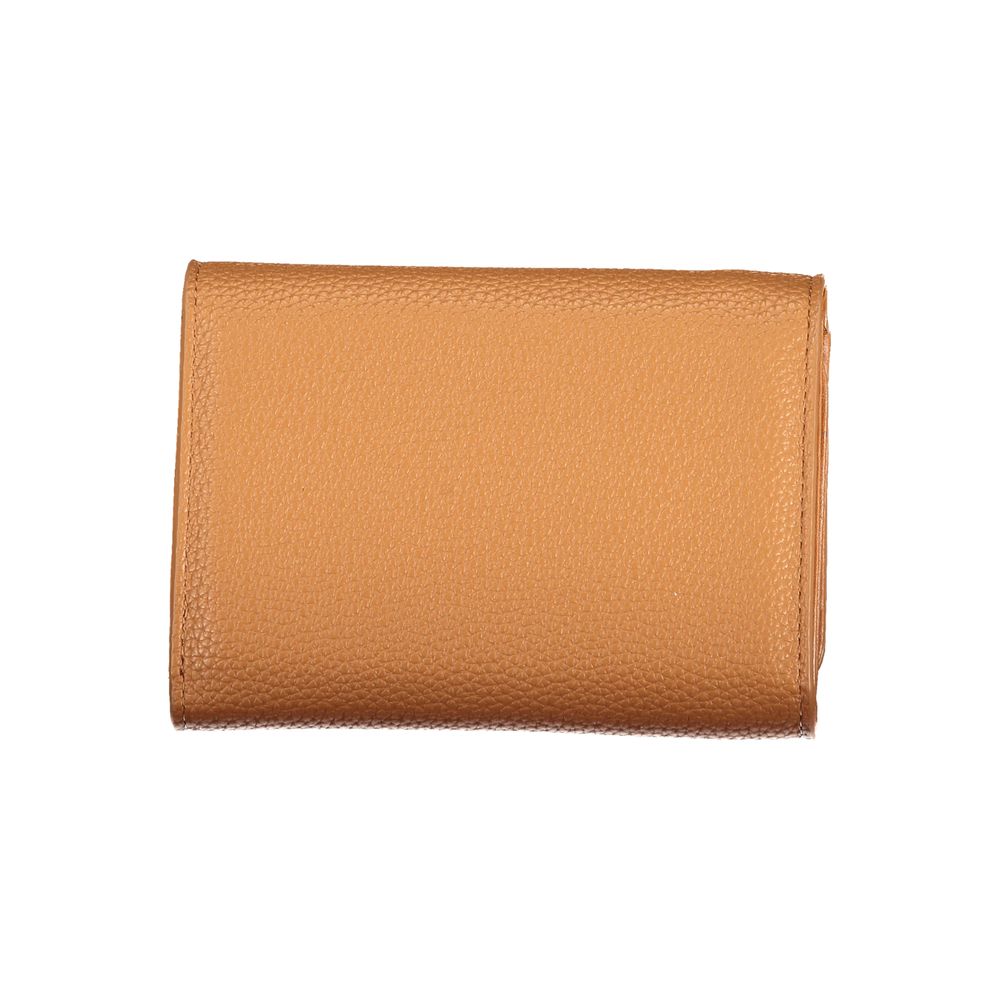 Mario Valentino Brown Polyurethane Women's Wallet Mario Valentino