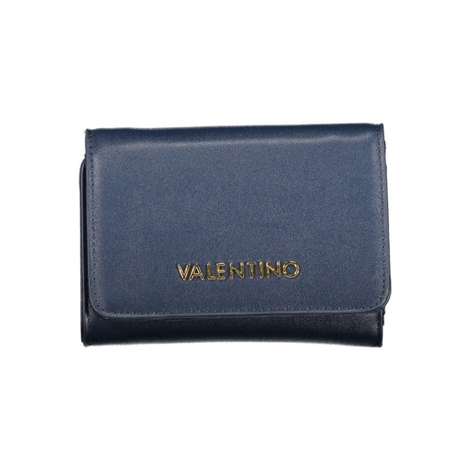 Mario Valentino Blue Polyurethane Women's Wallet Mario Valentino