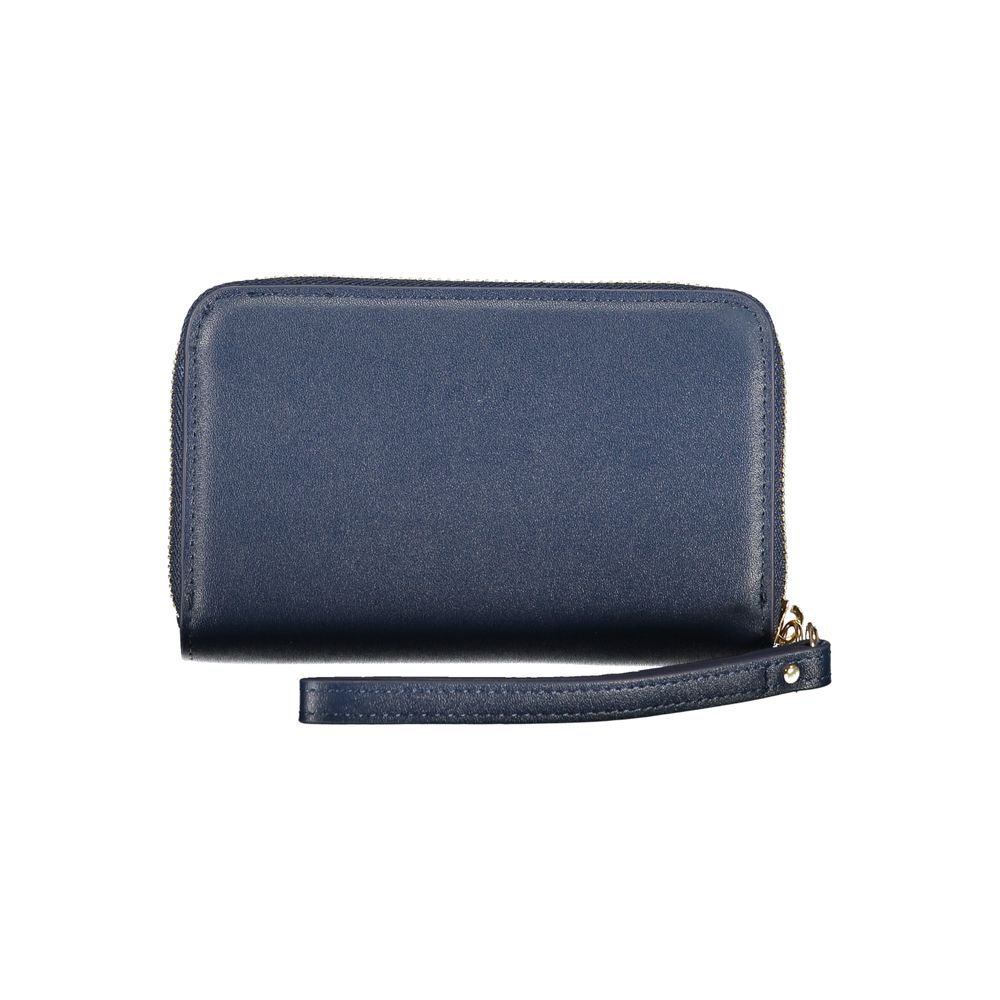 Mario Valentino Blue Polyurethane Women Wallet Mario Valentino