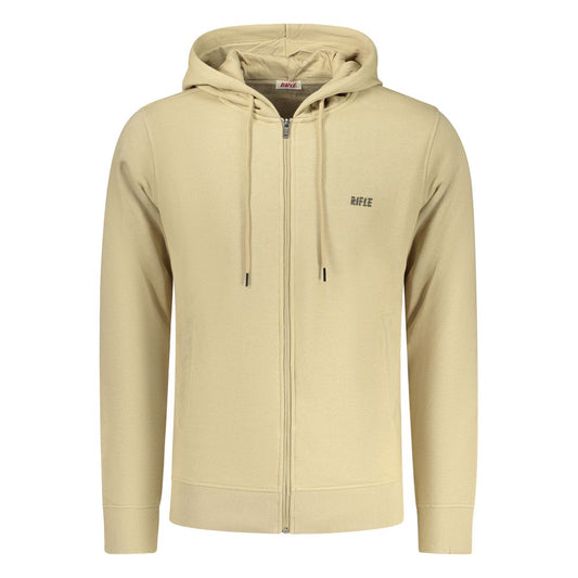 Rifle Beige Cotton Men's Hoodie Rifle