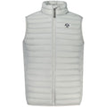 North Sails Grigio Poliammide men's jacket displayed on a hanger, showcasing its lightweight fabric and classic design.