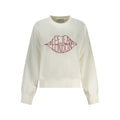 Pepe Jeans Bianco cotton women's sweatshirt with long sleeves and crew neck, casual style and comfortable fit.