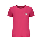 Pepe Jeans Rosso cotton women's T-shirt in red with short sleeves and crew neckline, casual and comfortable for everyday wear.