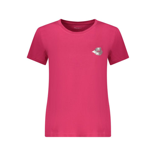 Pepe Jeans Rosso Cotton Women T-Shirt Pepe Jeans