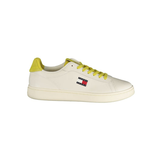 Tommy Hilfiger Bianco Polyurethane Men Sneaker Tommy Hilfiger