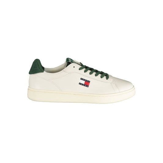 Tommy Hilfiger Bianco Polyurethane Men Sneaker Tommy Hilfiger