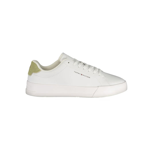 Tommy Hilfiger Bianco Polyurethane Men Sneaker Tommy Hilfiger