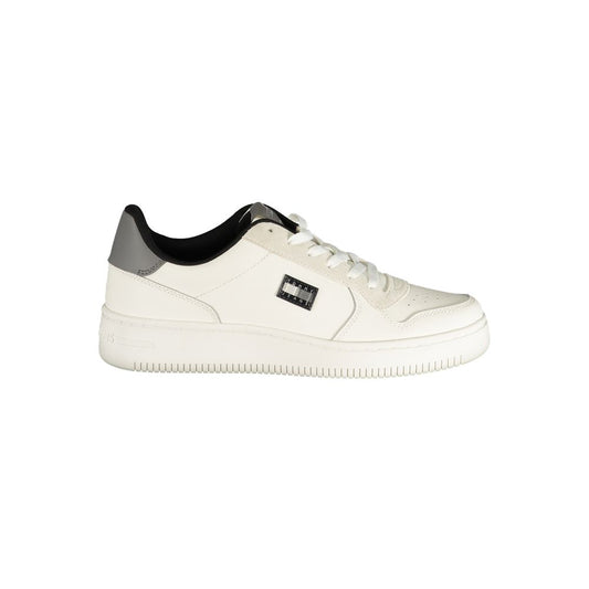 Tommy Hilfiger White Polyurethane Men Sneaker Tommy Hilfiger