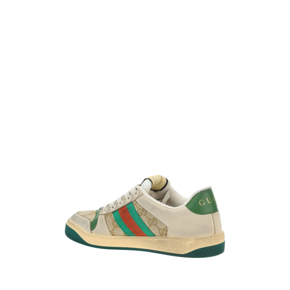 Gucci Multicolor Cotton Low Top Sneakers Gucci