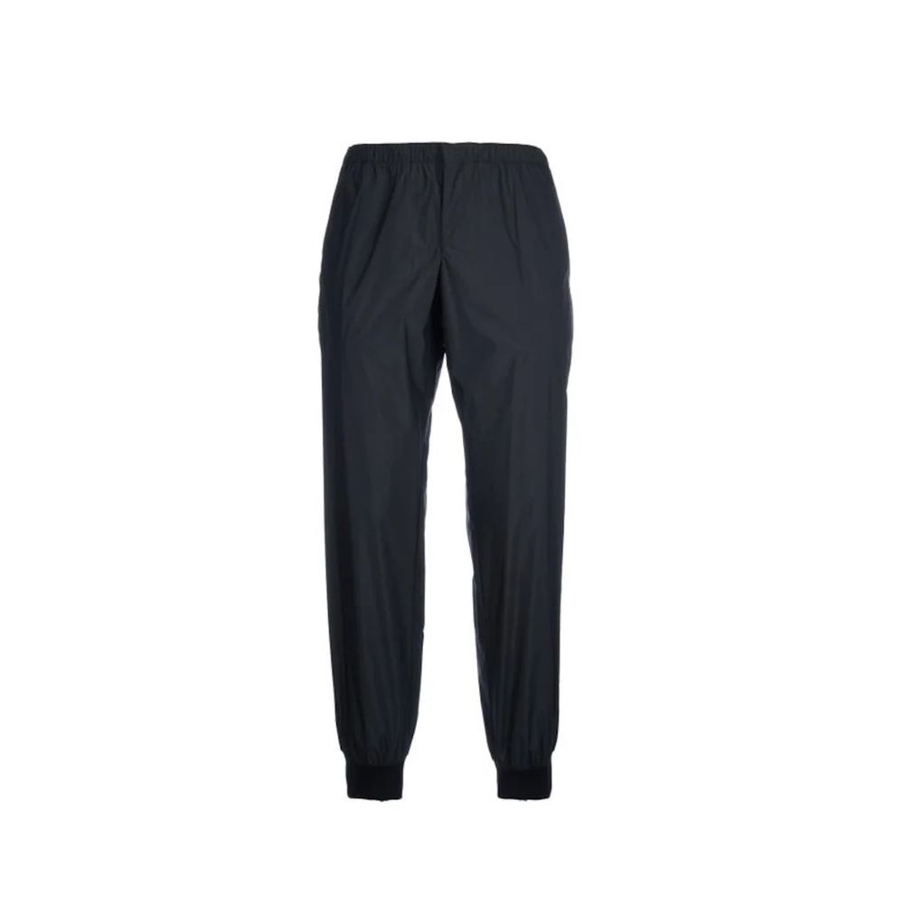 Prada Black Nylon Joggers Workout Pants