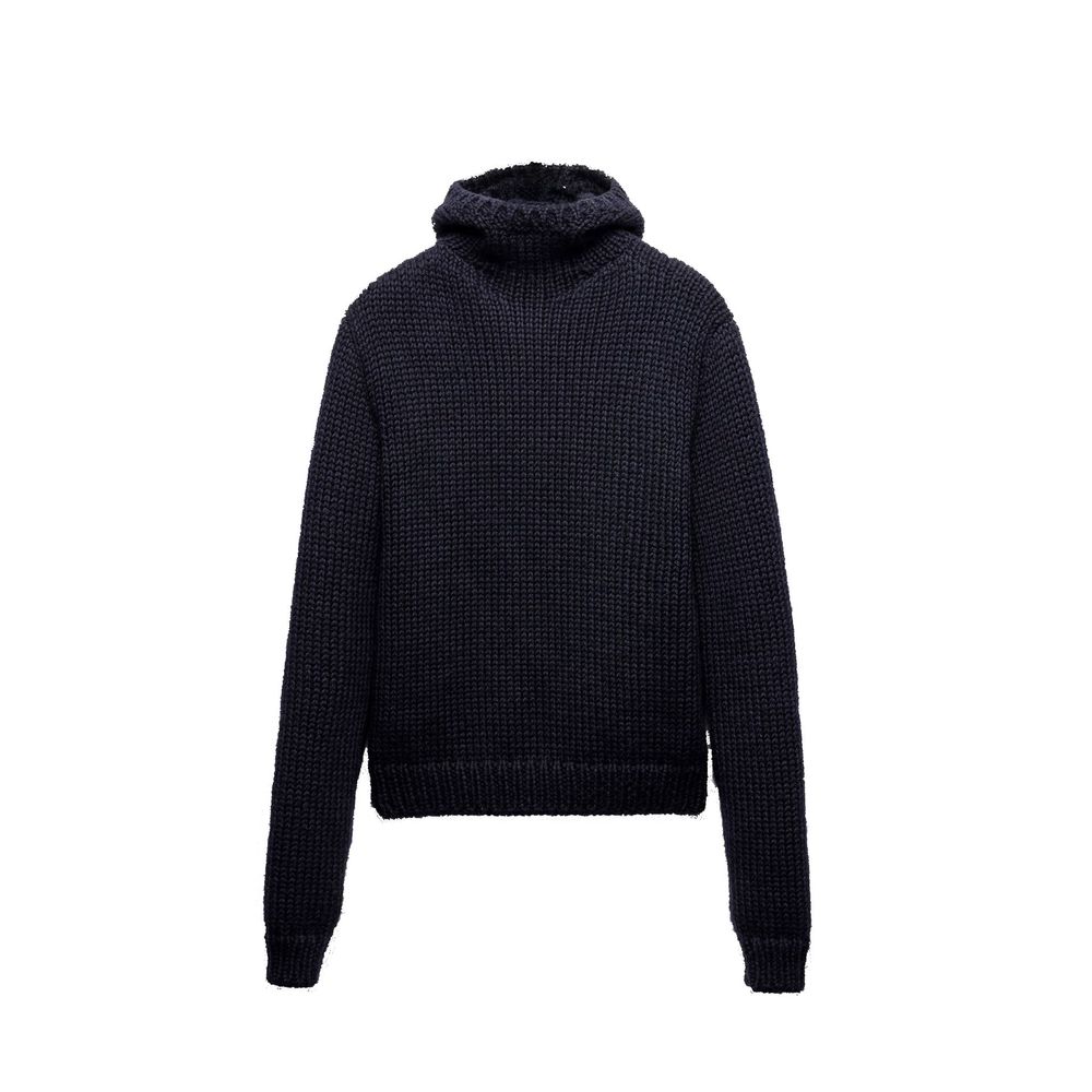 Prada Blue Wool Turtleneck Prada