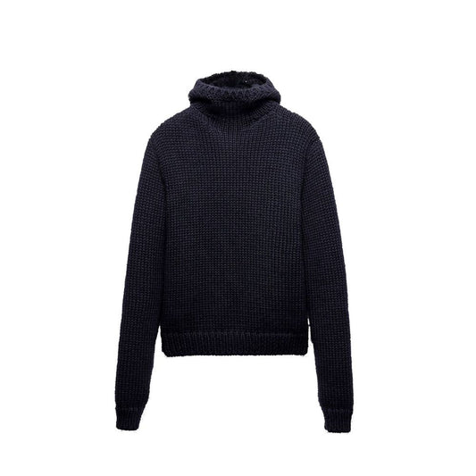 Prada Blue Wool Turtleneck Prada