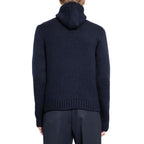 Prada Blue Wool Turtleneck Prada