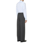 Prada Blue Cotton Dress Shirt - Eljoys Fashion 