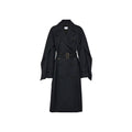 Burberry Black Polyester Coat Burberry