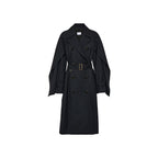 Burberry Black Polyester Coat Burberry